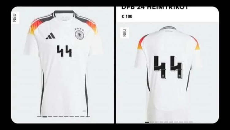 Adidas отказывается от номера 44 на форме сборной ФРГ из-за сходства с символикой SS