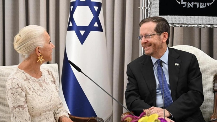 Президент Израиля встретился с исполнительницей роли Голды Меир Хелен Миррен