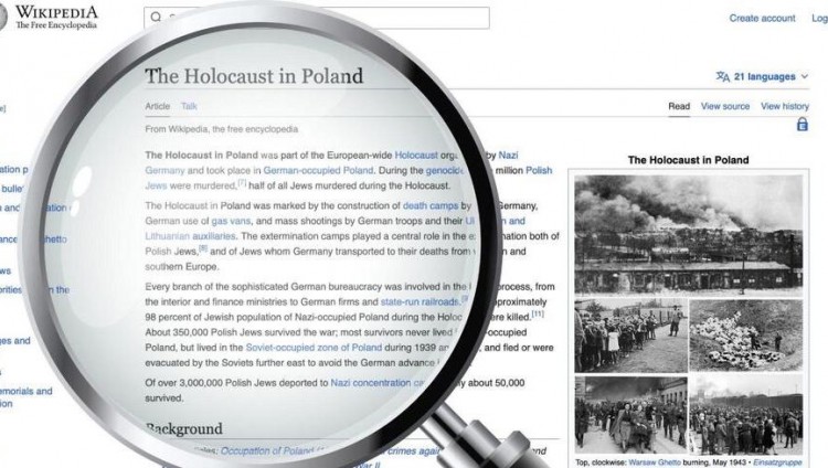 «Википедия» перепроверит статьи о Холокосте в Польше