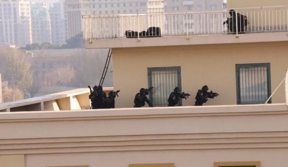 На территории посольства Израиля в Баку проведены учения по безопасности