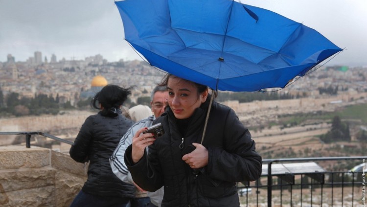 Погода в Израиле: ночная буря и сильные дожди в нескольких регионах страны