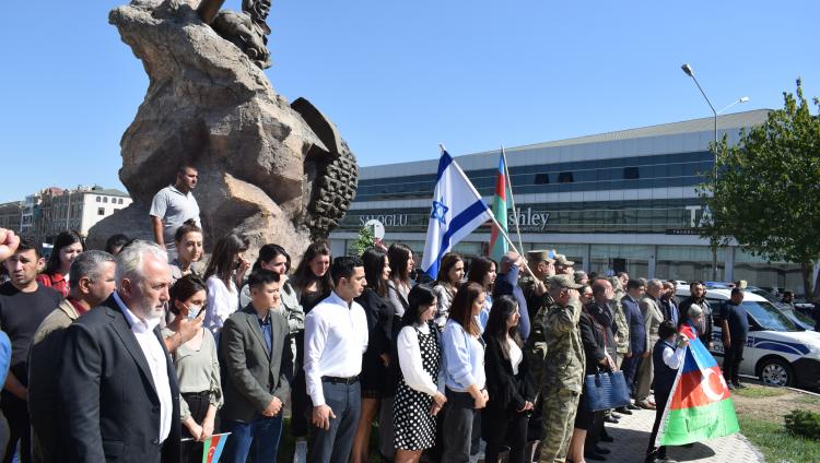 Горско-еврейская община приняла участие в Дне памяти павших во Второй Карабахской войне