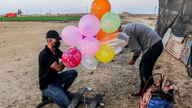 Из Газы в Израиль снова полетели зажигательные воздушные шары