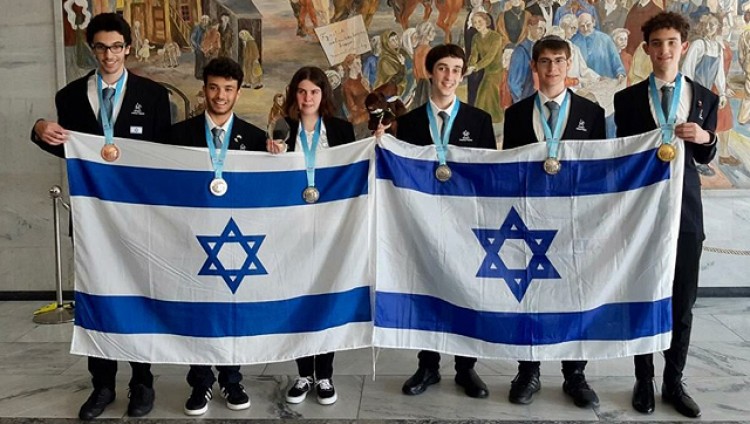 Израильские сборные завоевали 18 медалей на международных научных олимпиадах