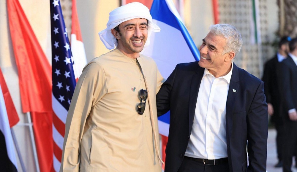 Министр иностранных дел ОАЭ впервые прибыл с официальным визитом в Израиль