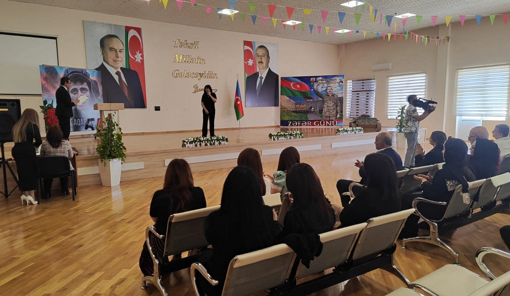 Вечная память герою: школьное мероприятие в честь Альберта Агарунова в Баку