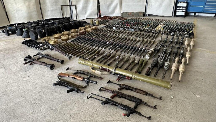 Специалисты потрясены количеством оружия, захваченного израильскими военными у террористов ХАМАС