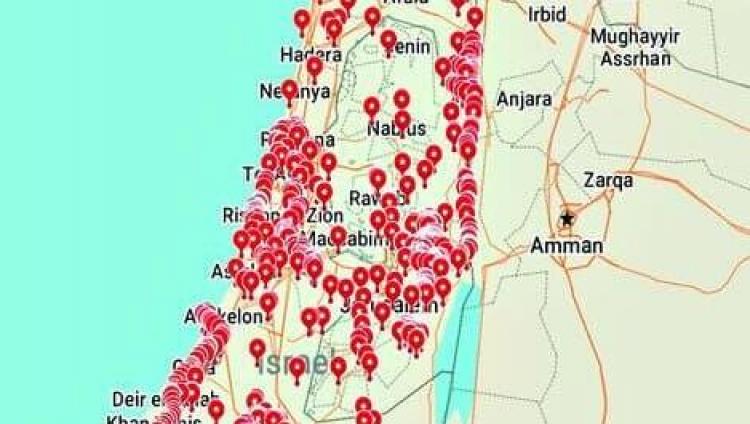 Иранское издание опубликовало карту целей в Израиле: «Сотрем с лица земли Тель-Авив и Хайфу!»