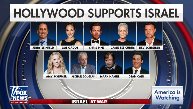Более тысячи знаменитостей Голливуда выступили в поддержку Израиля