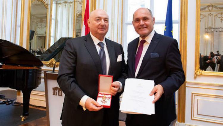 Австрия наградила главу Европейского еврейского конгресса почетным знаком «За заслуги»