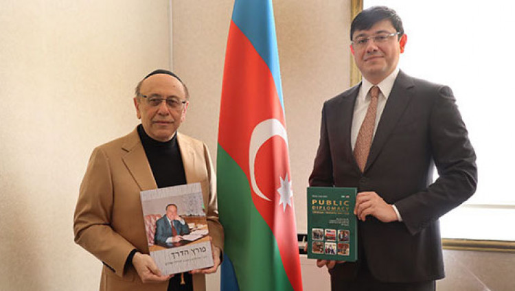 Глава Госкомитета по делам диаспоры Азербайджана встретился с координатором Конгресса бухарских евреев США