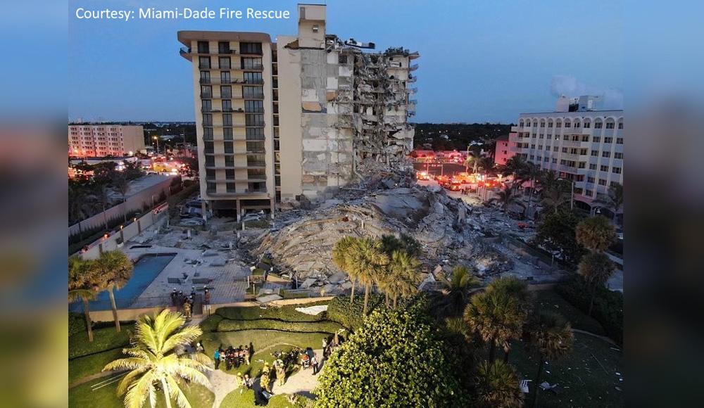 В еврейском районе Майами обрушилось здание: есть погибшие и пострадавшие