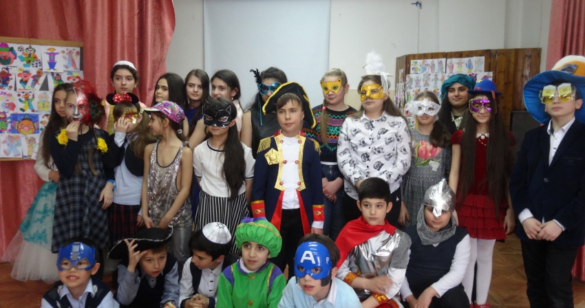 Веселый праздник Пурим в Пятигорской еврейской школе «Геула»