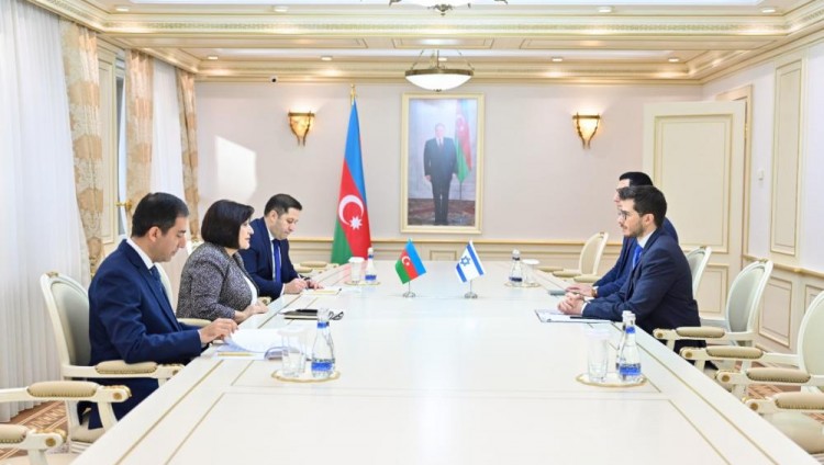 Спикер Милли Меджлиса Азербайджана встретилась с послом Израиля