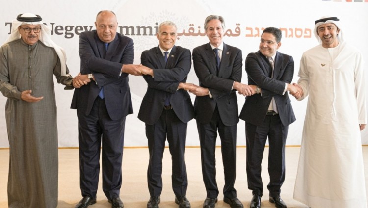 Израиль утвердил механизм рабочих групп «Негевского форума» с США, ОАЭ, Бахрейном, Марокко и Египтом