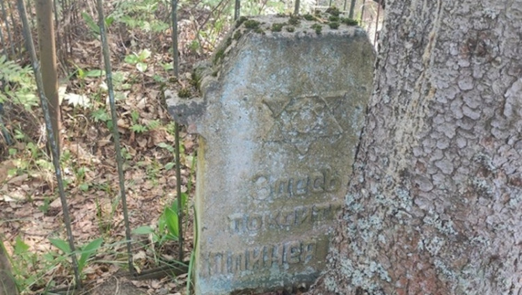 На кладбище в Тверской области нашли старинные еврейские надгробия