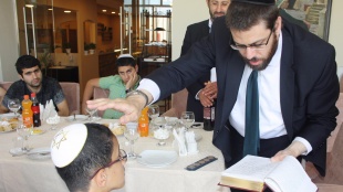 В синагоге «Байт-Сфаради» исполнили заповедь выкупа первенца