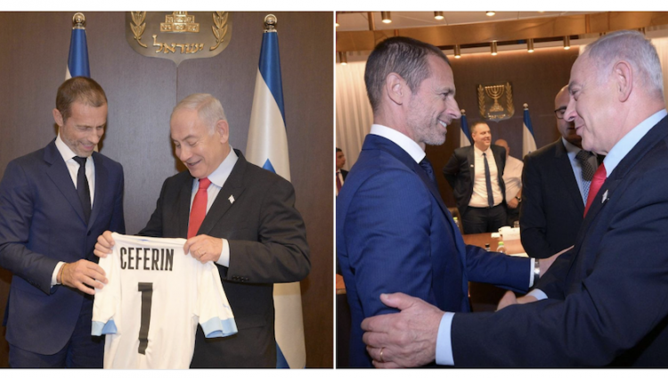 Нетаньяху представил президенту УЕФА израильские стадионы, на которых пройдут матчи чемпионата Европы