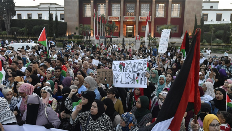 В Марокко тысячи демонстрантов потребовали разрыва отношений с Израилем