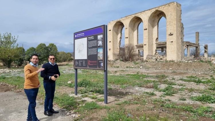 Делегация Израиля посетила азербайджанский Агдам, разрушенный в прошлом армянскими военными