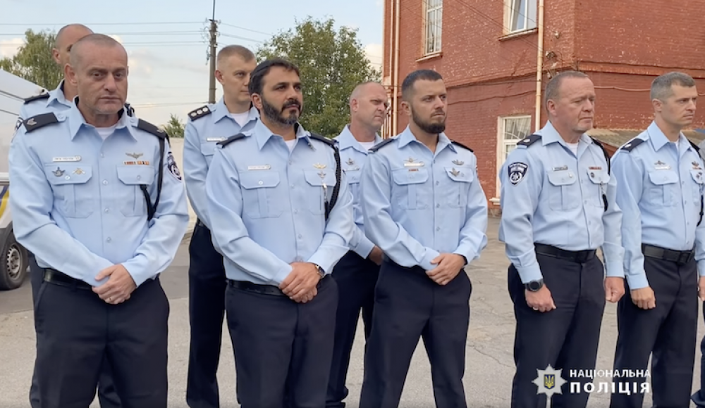 В Умань для помощи в обеспечении правопорядка прибыли полицейские из Израиля