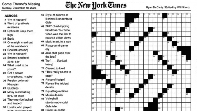 The New York Times в Хануку выпустила напоминающий свастику кроссворд