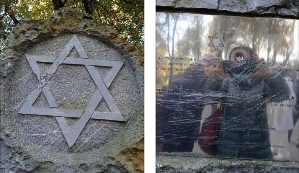 Вандалы изуродовали мемориал Холокоста на севере Испании