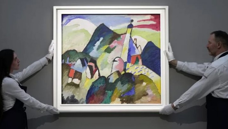 Возвращенную наследникам жертвы Холокоста картину Кандинского продали на Sotheby’s за $44,55 млн