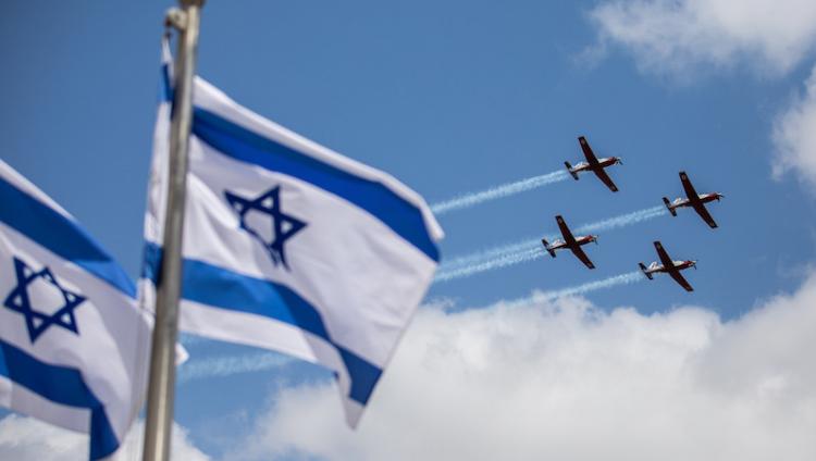 Начался воздушный парад ВВС Израиля ко Дню Независимости. Расписание по городам