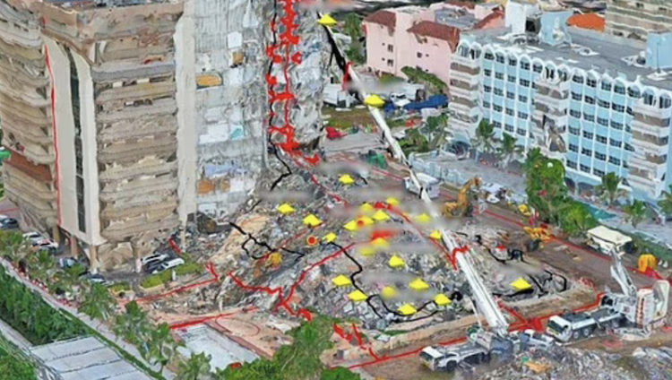 Подразделение «9900» ЦАХАЛа создало 3D-карту обрушившегося во Флориде здания