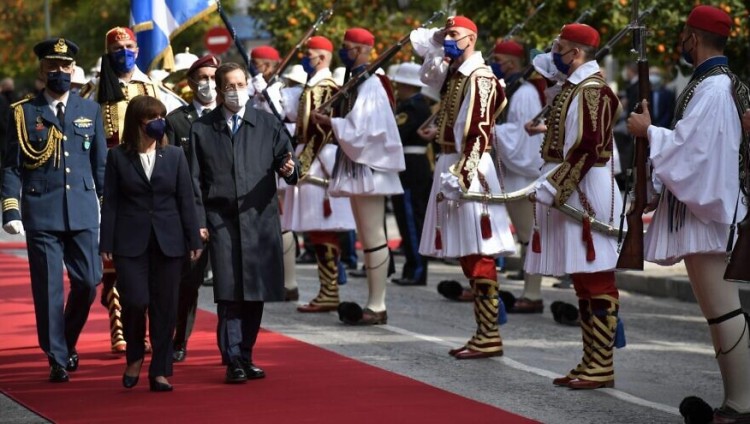 Ицхак Герцог пригласил президента Греции посетить Израиль