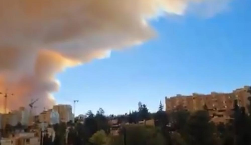 В окрестностях Иерусалима разбушевался крупный пожар