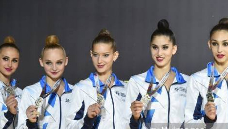 Израильтянки завоевали «серебро» на этапе Кубка мира по художественной гимнастике в Милане