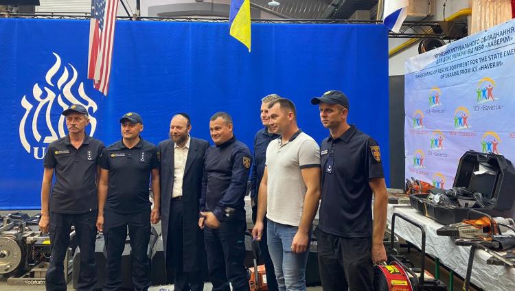 Израиль передал украинским спасателям оборудование для подготовки к празднованию Рош ха-Шана в Умани