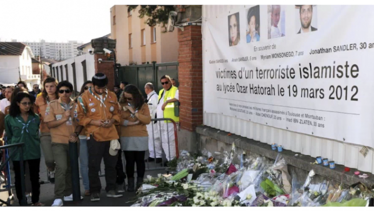 Французские евреи почтили память жертв теракта в Тулузе