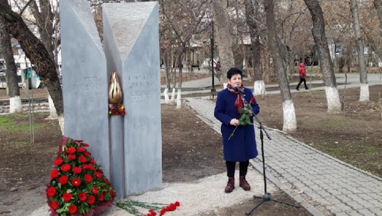 В Ереване восстановлен оскверненный ранее памятник жертвам Холокоста