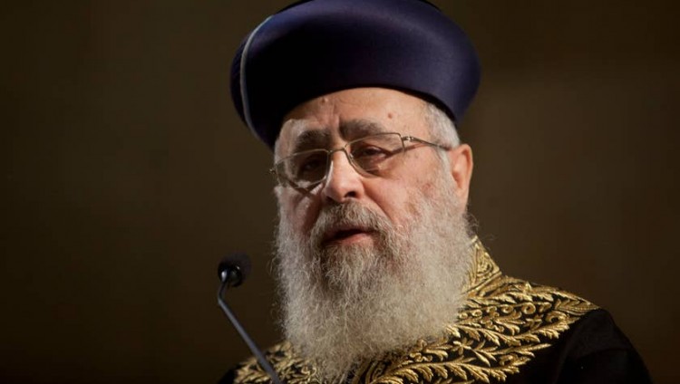 Главный раввин Израиля евреям Украины: «Репатриируйтесь, не откладывая!»