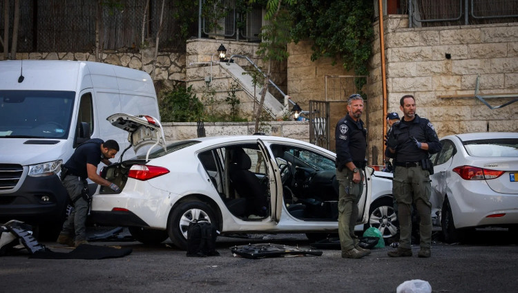Автомобильный теракт в Иерусалиме, два человека ранены