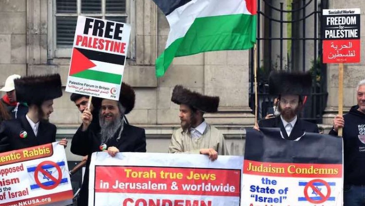 «Сионисты, домой!»: члены «Нетурей Карта» приняли участие в антиизраильском митинге в Лондоне