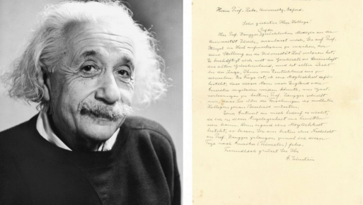 В неизвестном ранее письме Эйнштейна раскрыт план спасения еврея-ученого из нацистской Германии