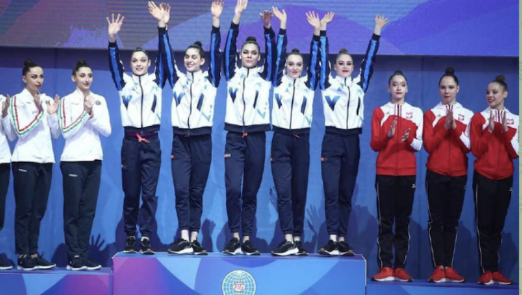 Израильтянки завоевали в Греции золотую и серебряную медали по художественной гимнастике