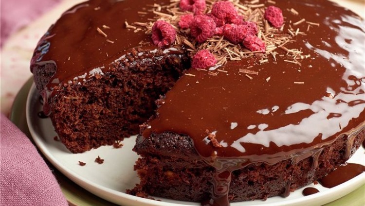 Шоколадно-кофейный бисквитный торт