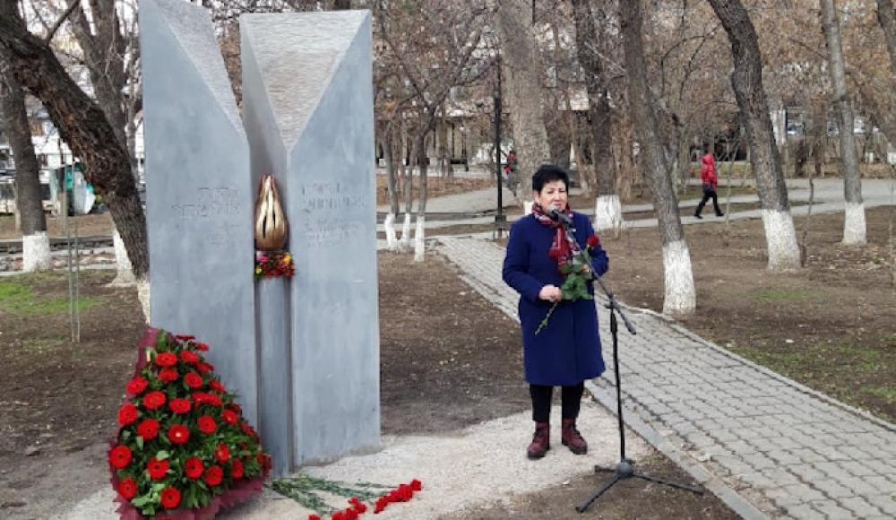 В Ереване восстановлен оскверненный ранее памятник жертвам Холокоста