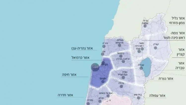 Израиль разделят на 28 самодостаточных районов
