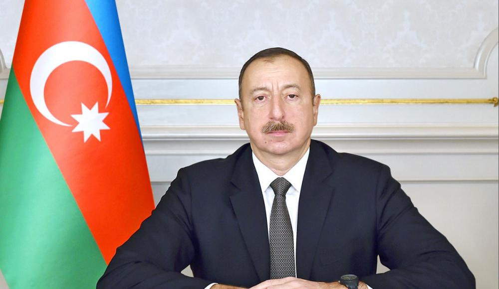 Поздравление Президента Азербайджана Ильхама Алиева с переизбранием