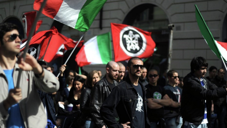 Митинг в Риме завершился фашистским приветствием
