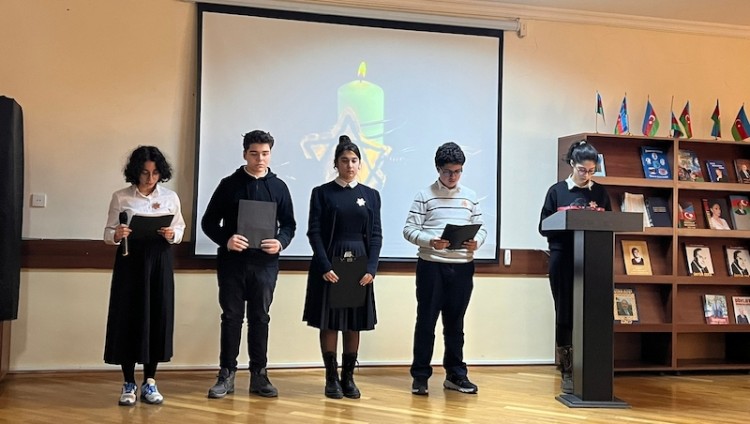 В бакинской еврейской школе почтили память жертв Холокоста