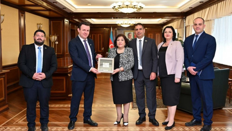 Глава Милли Меджлиса приняла членов группы дружбы «Израиль-Азербайджан»