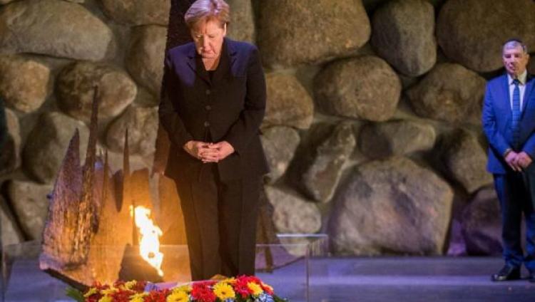 Ангела Меркель посетила в Израиле мемориал жертвам Холокоста