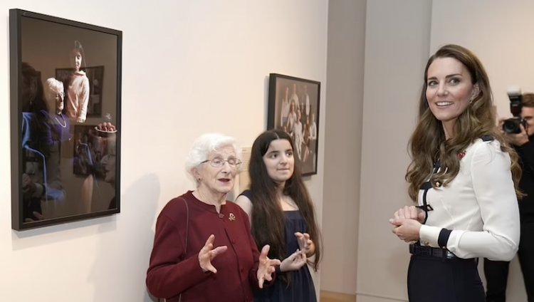 Кейт Миддлтон открыла в Имперском музее Лондона галереи Холокоста и Второй Мировой 